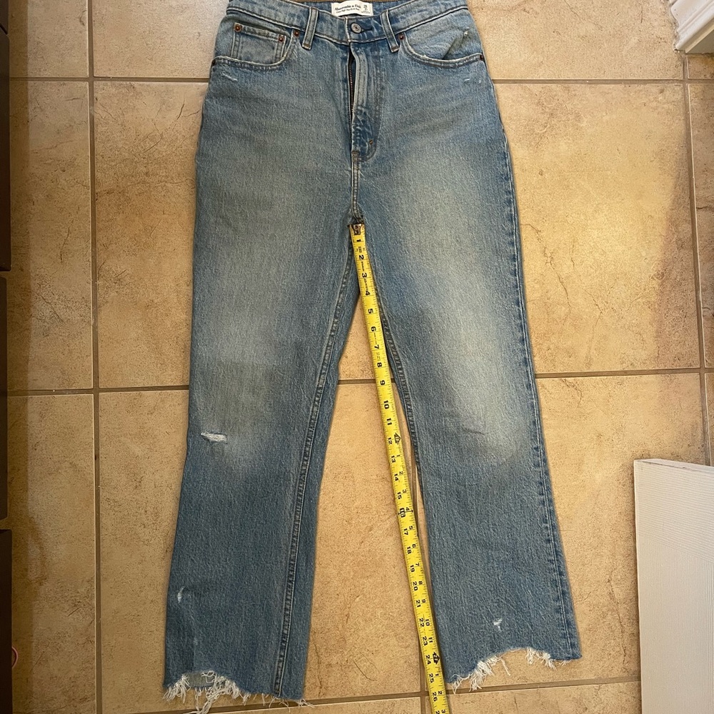 Abercrombie kick flare jeans